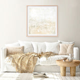 Clay I Light (Square) Art Print