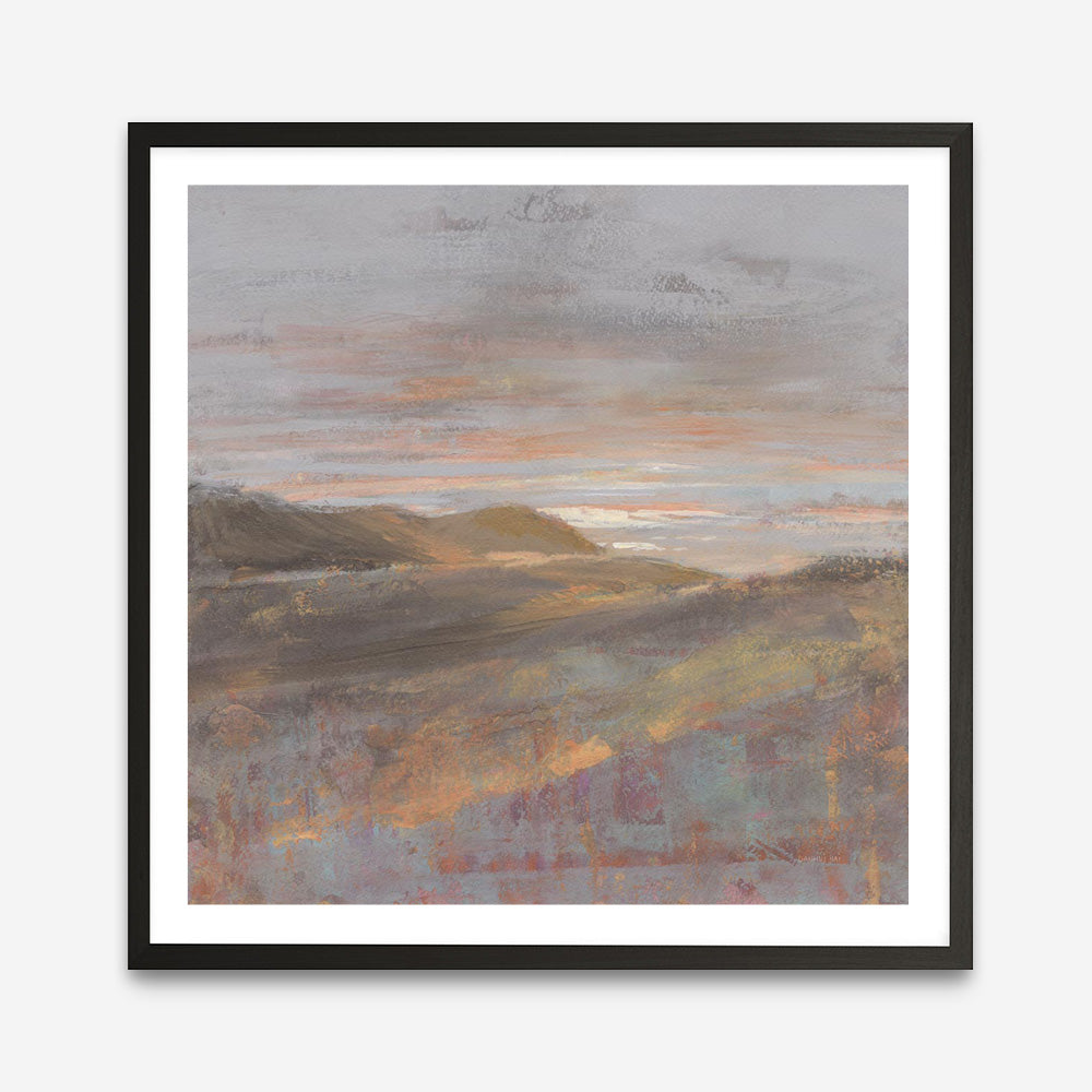 Dawn on the Hills Light (Square) Art Print