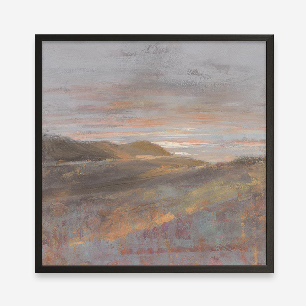 Dawn on the Hills Light (Square) Art Print
