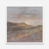 Dawn on the Hills Light (Square) Art Print