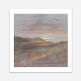 Dawn on the Hills Light (Square) Art Print