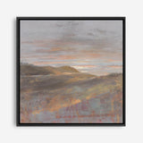 Dawn on the Hills Light (Square) Canvas Print