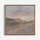 Dawn on the Hills Light (Square) Canvas Print