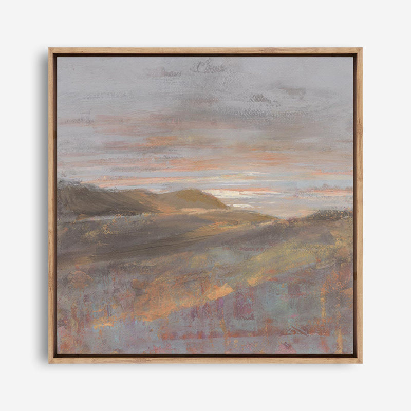 Dawn on the Hills Light (Square) Canvas Print