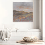Dawn on the Hills Light (Square) Canvas Print