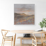 Dawn on the Hills Light (Square) Canvas Print