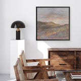 Dawn on the Hills Light (Square) Art Print