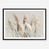 Neutral Pampas Grasses Art Print