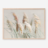 Neutral Pampas Grasses Art Print