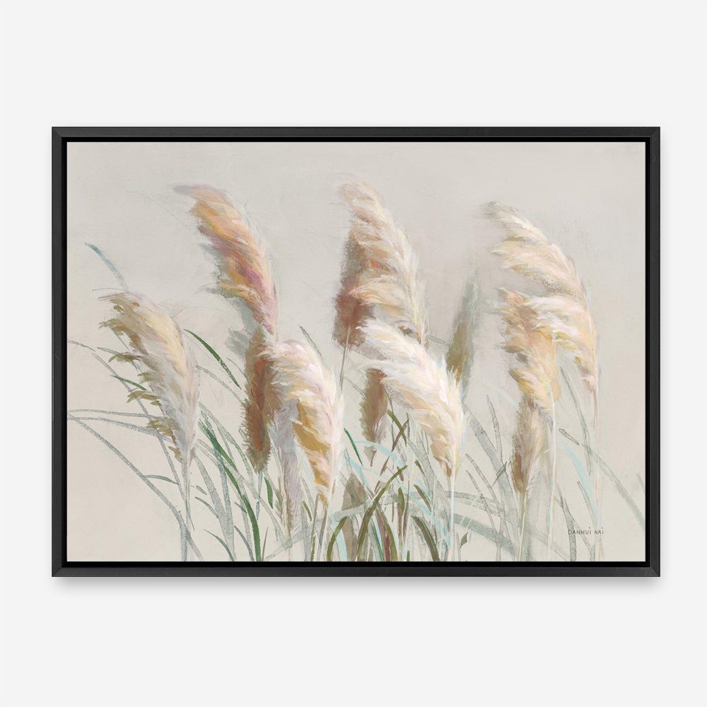 Neutral Pampas Grasses Canvas Print