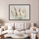 Neutral Pampas Grasses Canvas Print