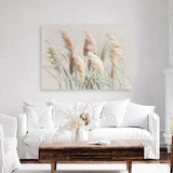 Neutral Pampas Grasses Canvas Print