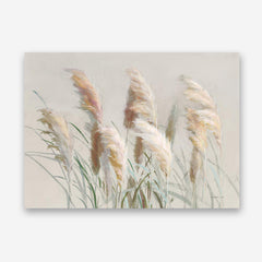 Neutral Pampas Grasses Canvas Print