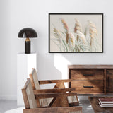 Neutral Pampas Grasses Art Print