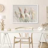 Neutral Pampas Grasses Art Print