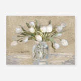 April Tulips Neutral Art Print