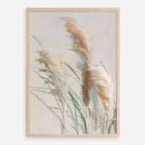 Neutral Pampas Grasses II Art Print