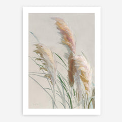 Neutral Pampas Grasses II Art Print