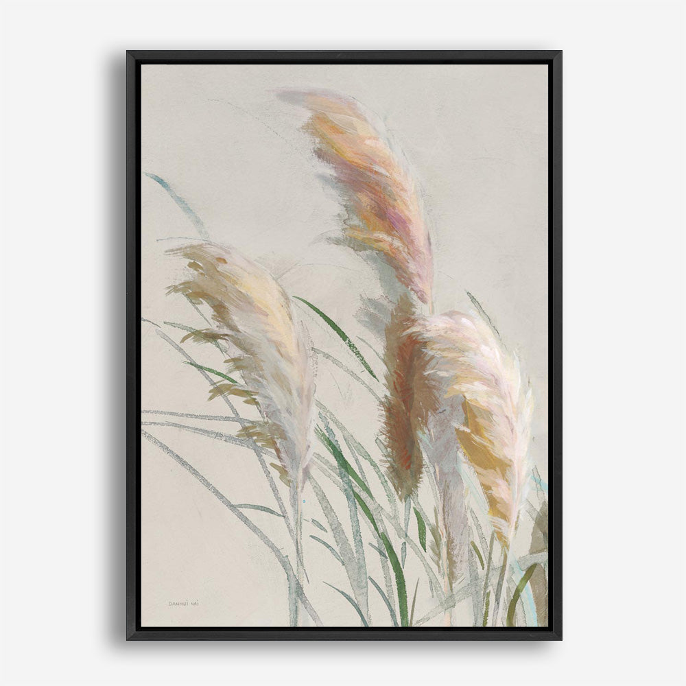 Neutral Pampas Grasses II Canvas Print