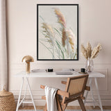 Neutral Pampas Grasses II Canvas Print