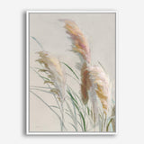Neutral Pampas Grasses II Canvas Print