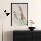 Neutral Pampas Grasses II Art Print