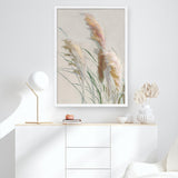 Neutral Pampas Grasses II Art Print