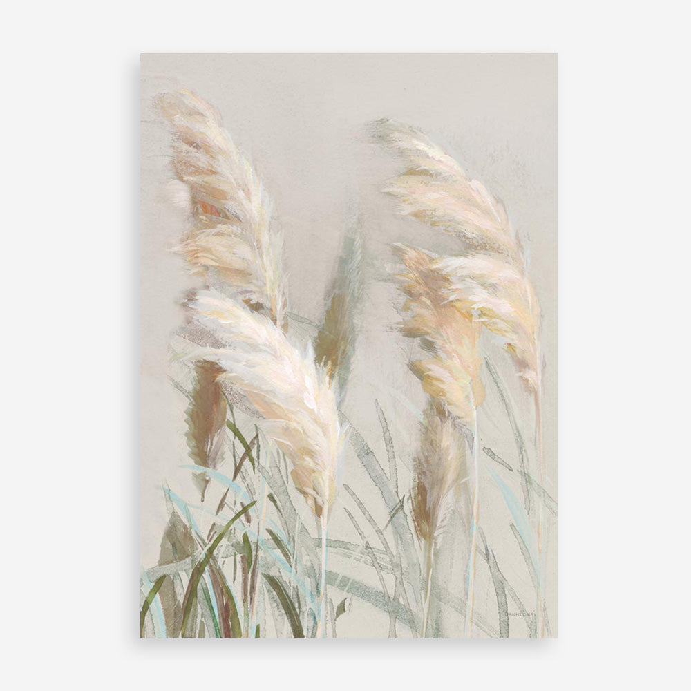 Neutral Pampas Grasses III Art Print