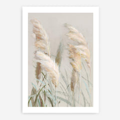 Neutral Pampas Grasses III Art Print