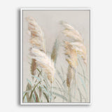 Neutral Pampas Grasses III Canvas Print