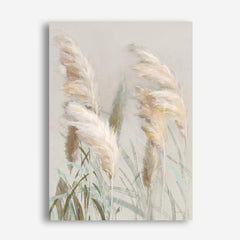 Neutral Pampas Grasses III Canvas Print
