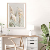 Neutral Pampas Grasses III Art Print