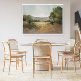 August Fields Gray Canvas Print