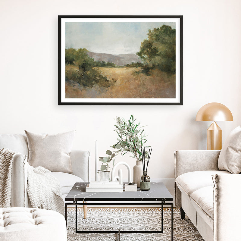 August Fields Gray Art Print