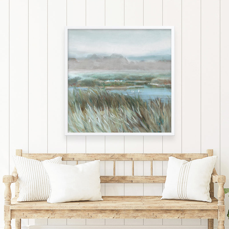 Winged Sanctuary (Square) Art Print