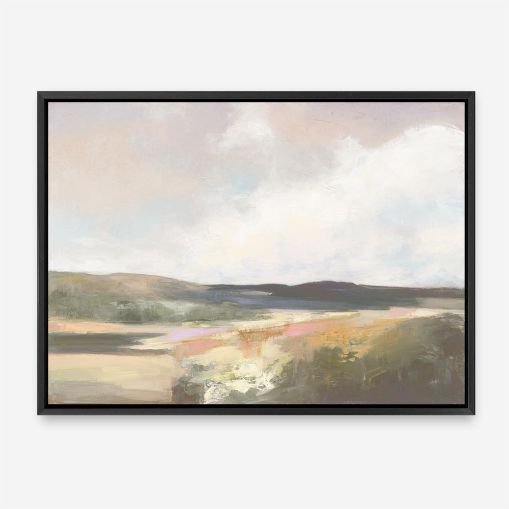 Dawn by the Water Neutral Canvas Print
