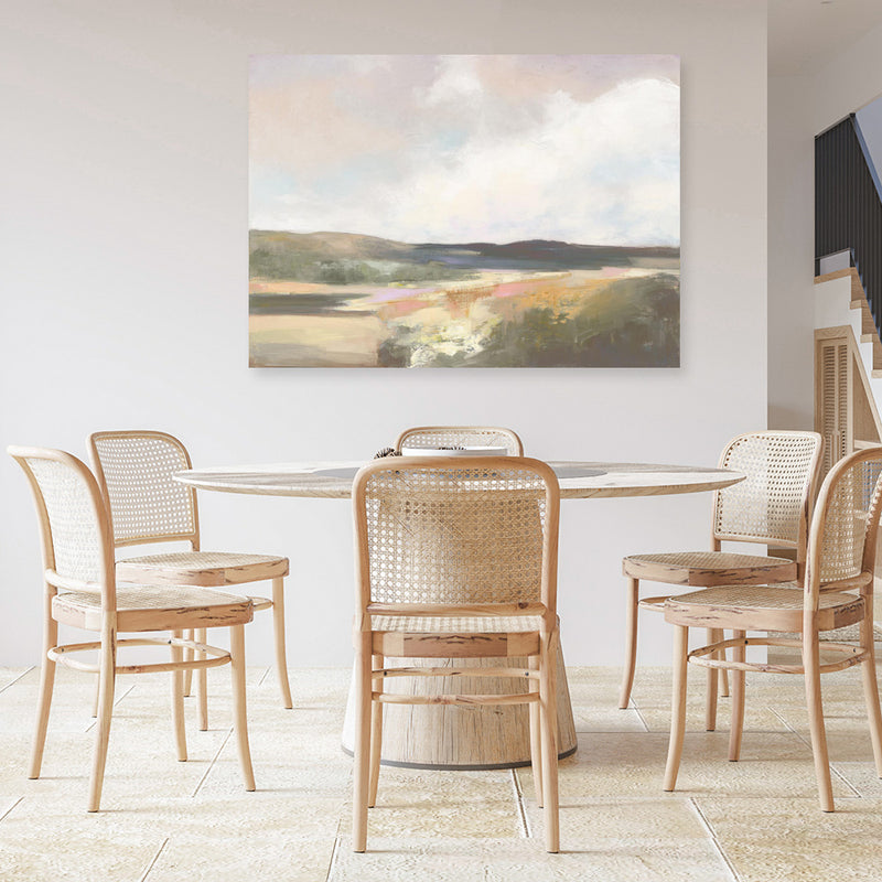 Dawn by the Water Neutral Canvas Print
