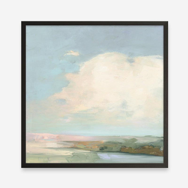 Colorful Horizon II Blue (Square) Art Print