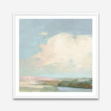 Colorful Horizon II Blue (Square) Art Print