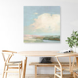 Colorful Horizon II Blue (Square) Canvas Print