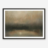 Evening Landscape Abstract Crop Art Print