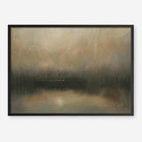 Evening Landscape Abstract Crop Art Print