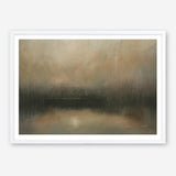 Evening Landscape Abstract Crop Art Print