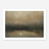 Evening Landscape Abstract Crop Art Print