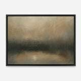 Evening Landscape Abstract Crop Canvas Print