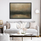 Evening Landscape Abstract Crop Canvas Print