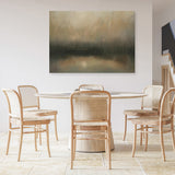 Evening Landscape Abstract Crop Canvas Print