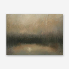 Evening Landscape Abstract Crop Canvas Wall Art Print