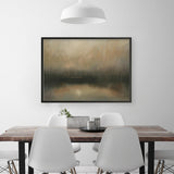 Evening Landscape Abstract Crop Art Print