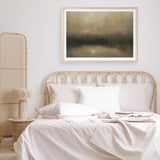 Evening Landscape Abstract Crop Art Print